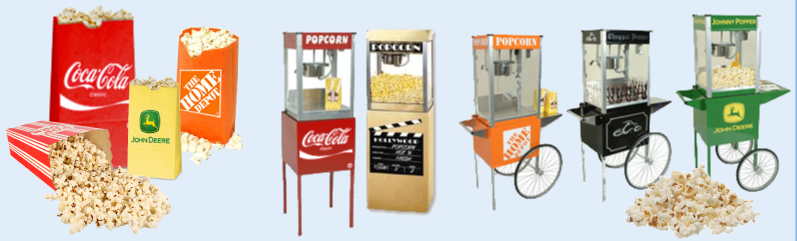 Custom Personalized Customized Popcorn Machines Bags
